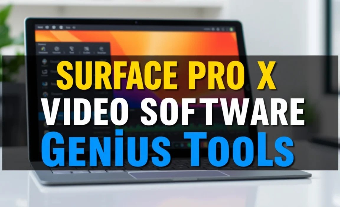 Surface Pro X Video Editing Software: Genius Tools