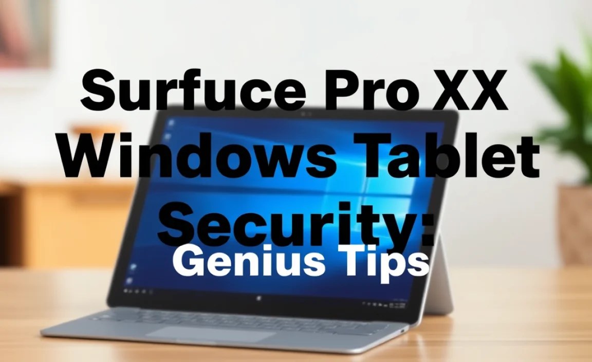 Surface Pro X Windows Tablet Security: Genius Tips
