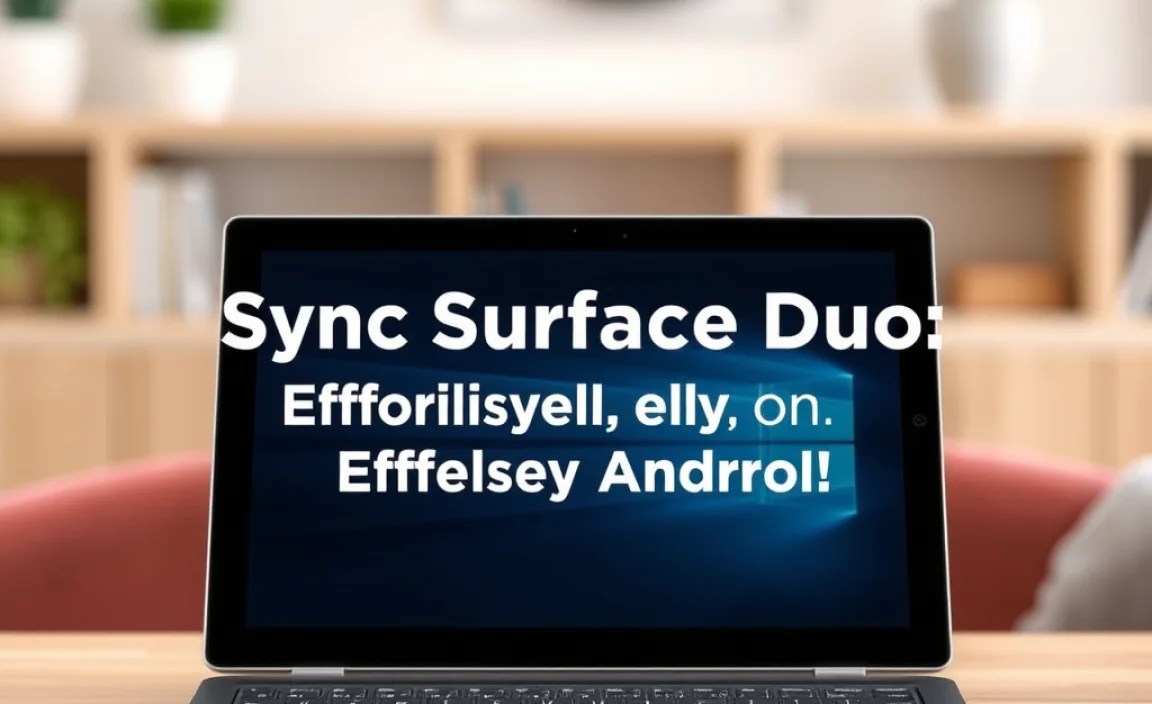 Sync Surface Duo: Effortlessly Connect with Android!