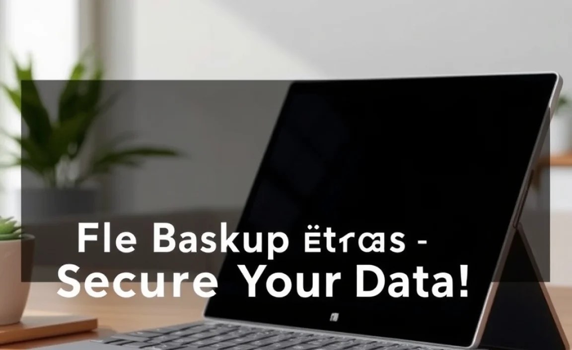 Table: Backup Options for Surface Go 2