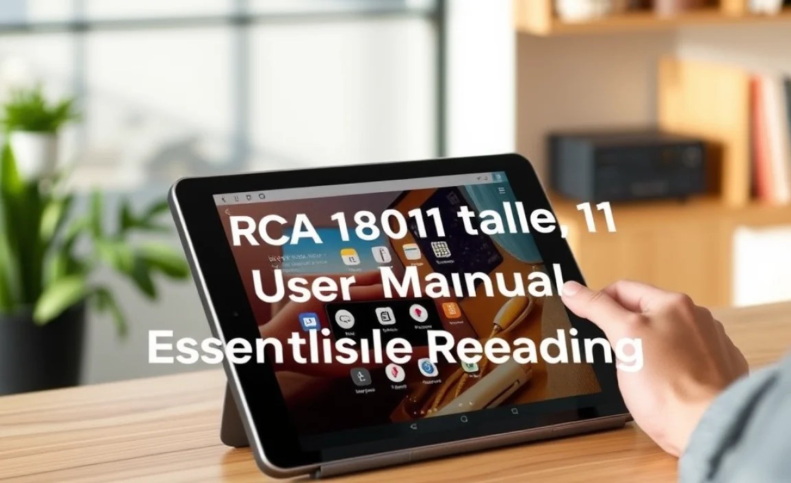 Table: Common RCA Tablet 11 Galileo User Interface Elements