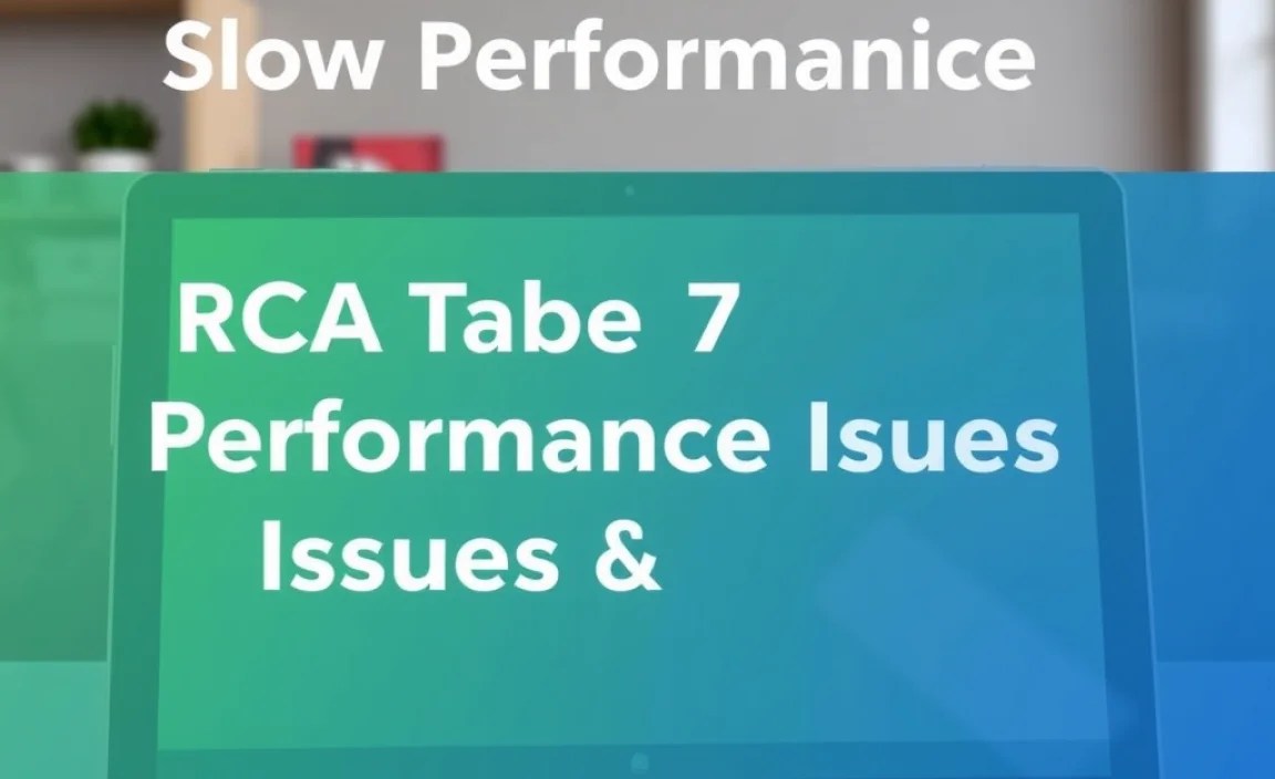 Table: Common RCA Tablet 7 Voyager Performance Issues &amp; Solutions