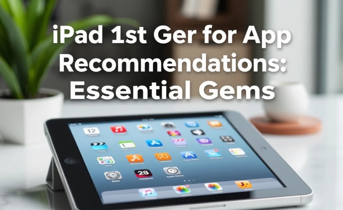 Table: Essential Apps for iPad 1st Gen