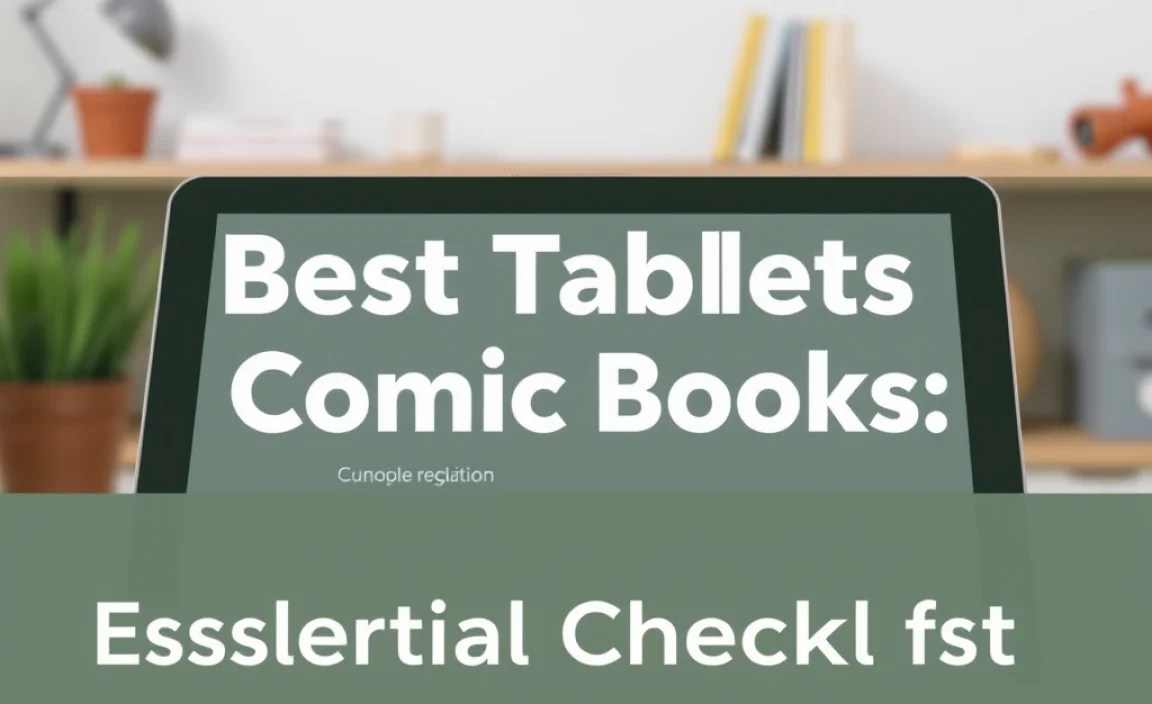 Tablet Buying Checklist for Comic Readers