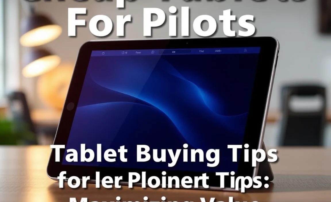 Tablet Buying Tips for Pilots: Maximizing Value