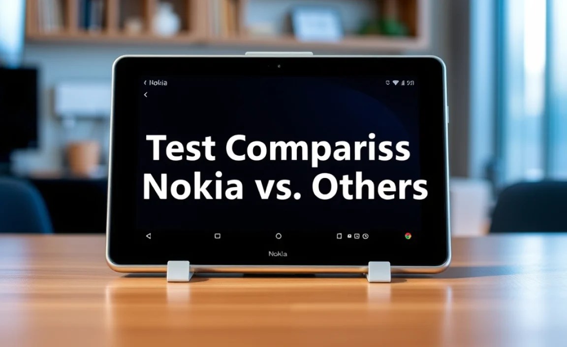 Tablet Comparisons: Nokia vs. Others