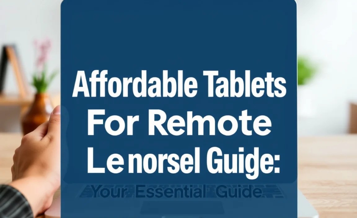 Tablets to Consider (Examples – Prices Vary)