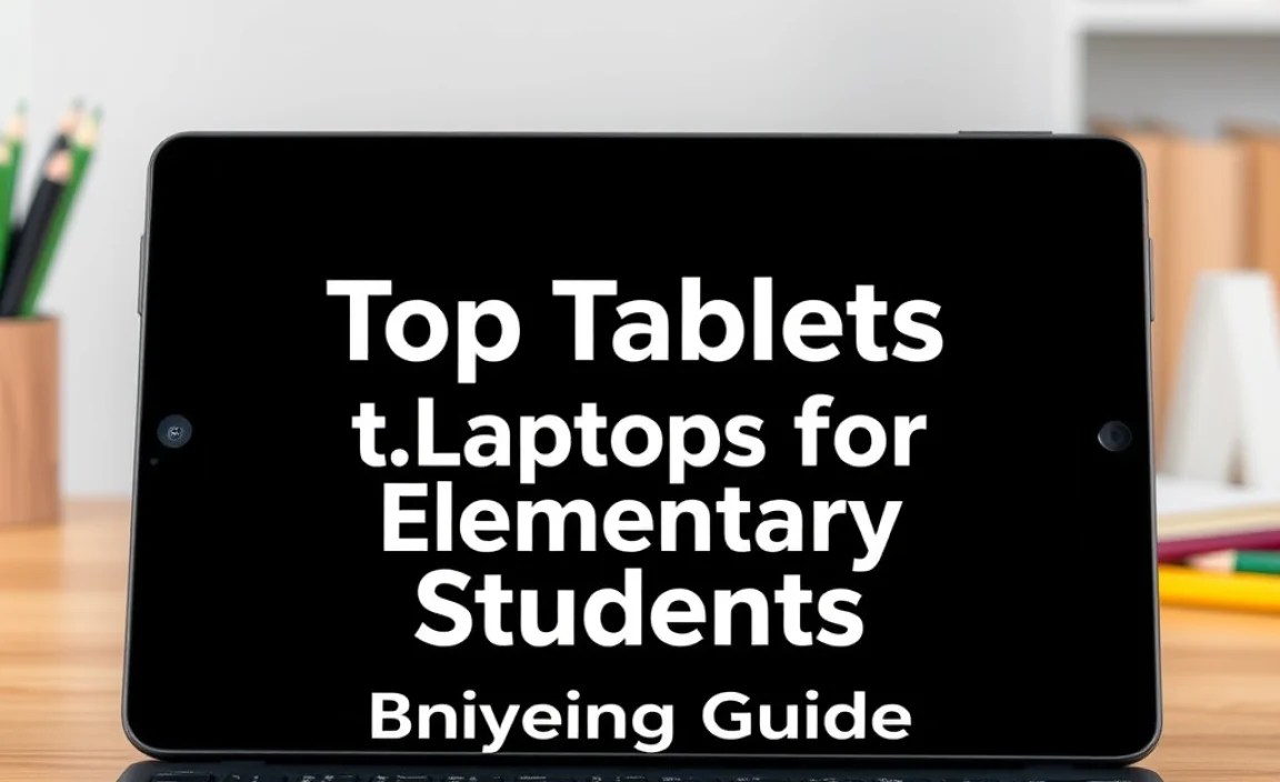 Tablets vs. Laptops for Elementary Students