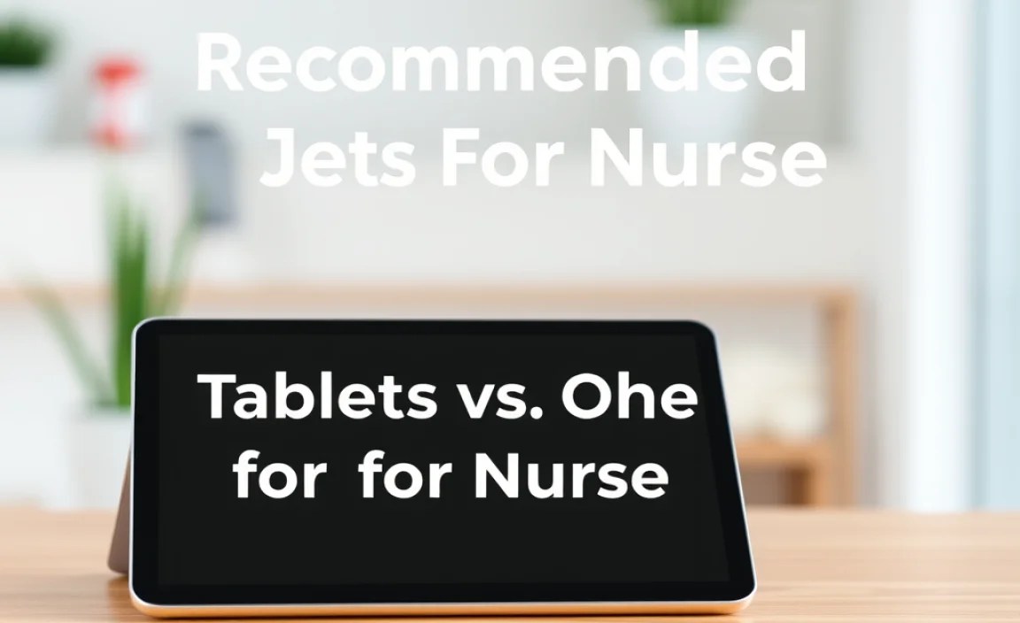 Tablets vs. Other Devices for Nurses