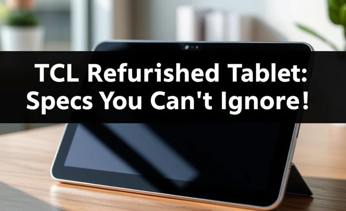 TCL Tablet Design and Build