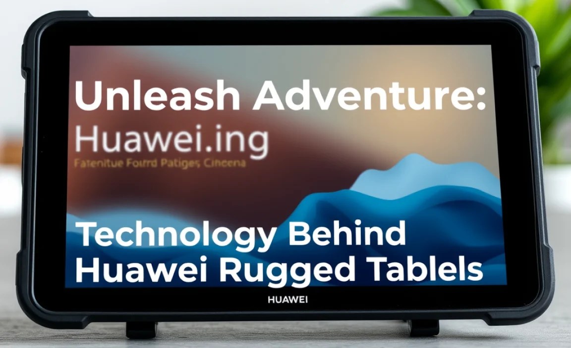 Technology Behind Huawei Rugged Tablets