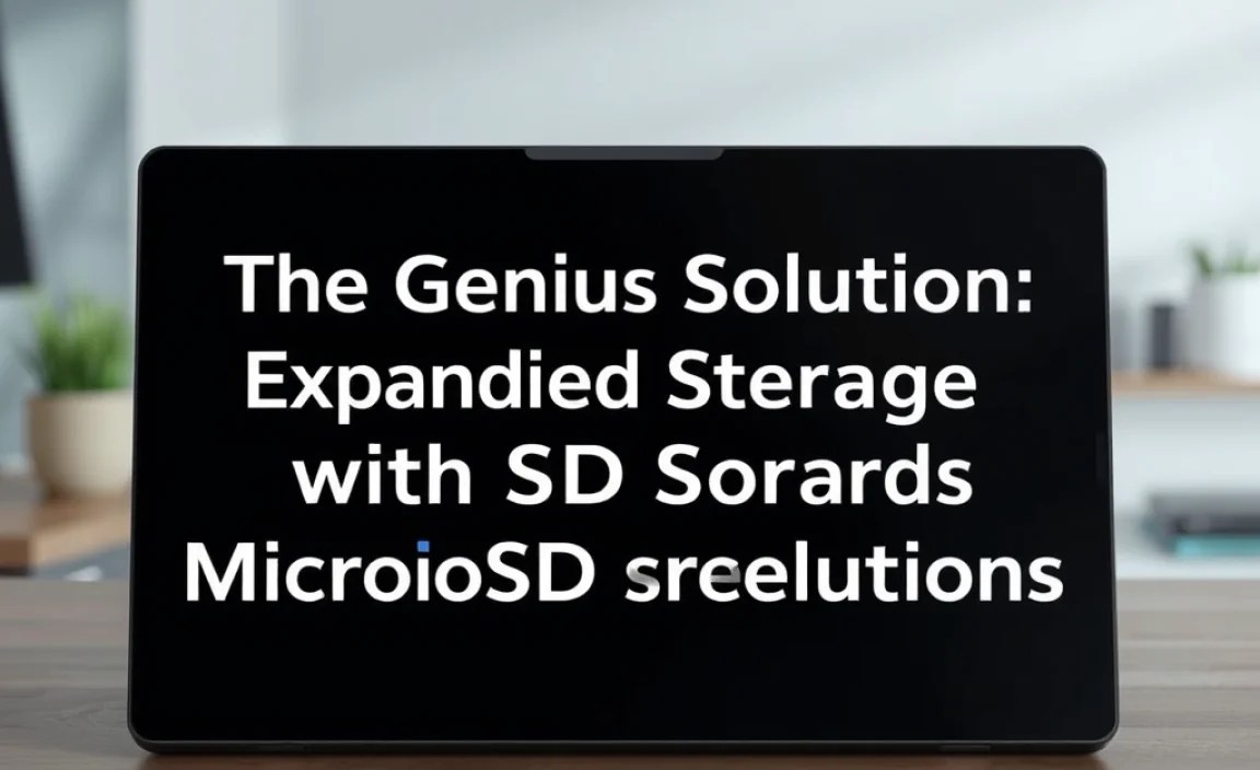 The Genius Solution: Expanding Storage with MicroSD Cards