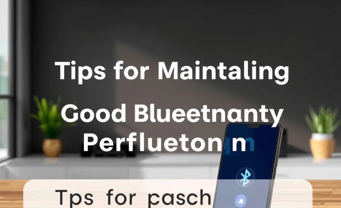 Tips for Maintaining Good Bluetooth Performance