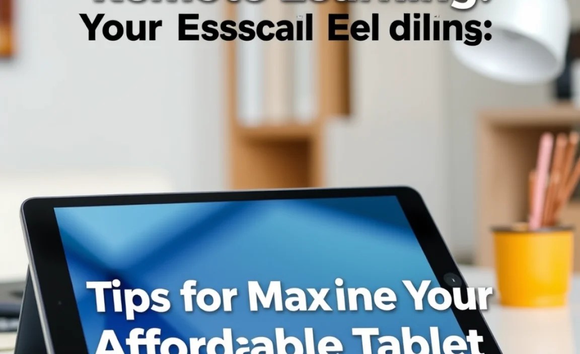 Tips for Maximizing Your Affordable Tablet for Learning