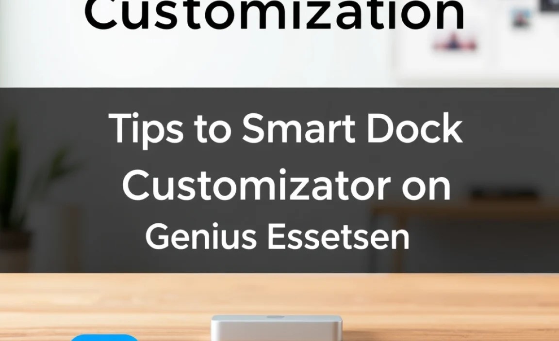 Tips for Smart Dock Customization on iPad 2nd Gen