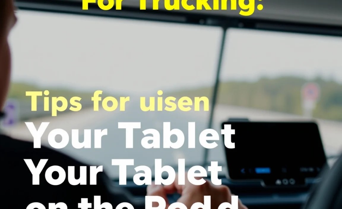 Tips for Using Your Tablet on the Road