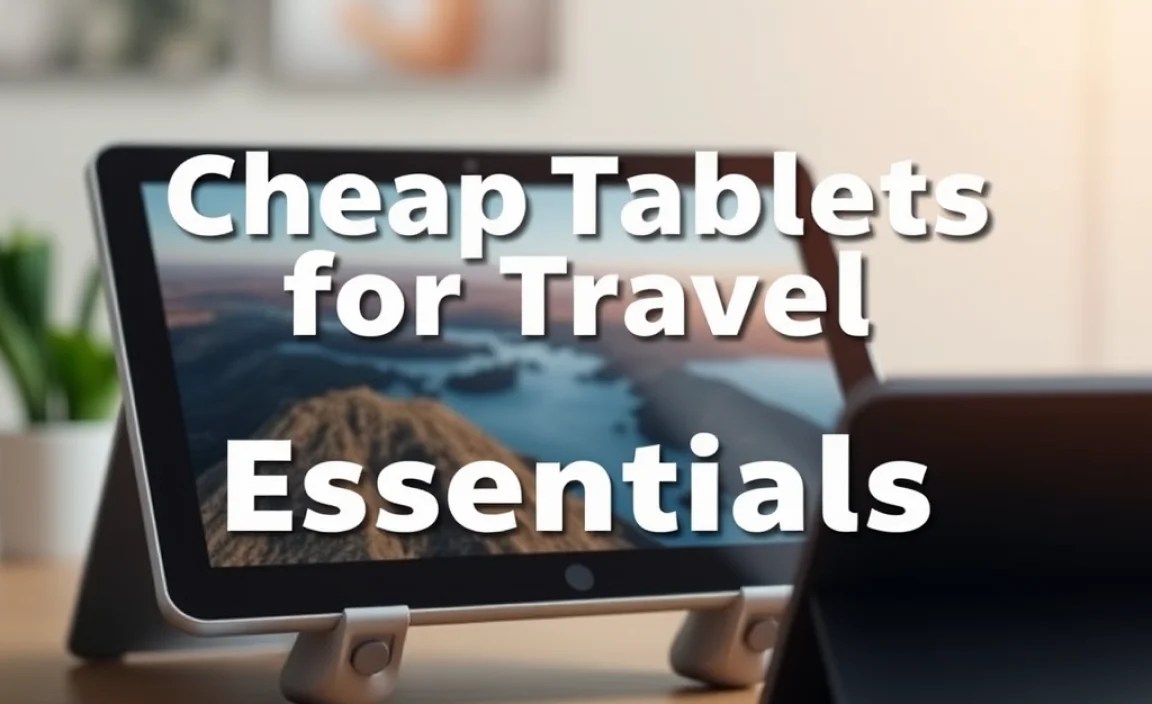 Tips for Using Your Tablet While Traveling