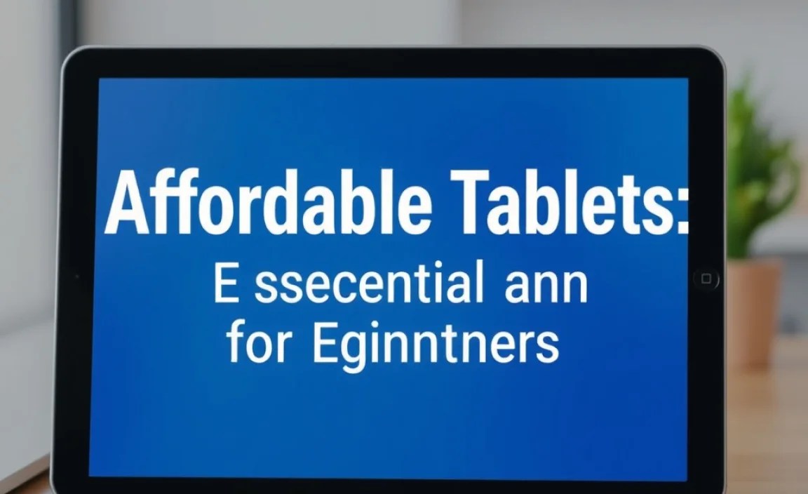 Top Affordable Tablet Brands and Examples