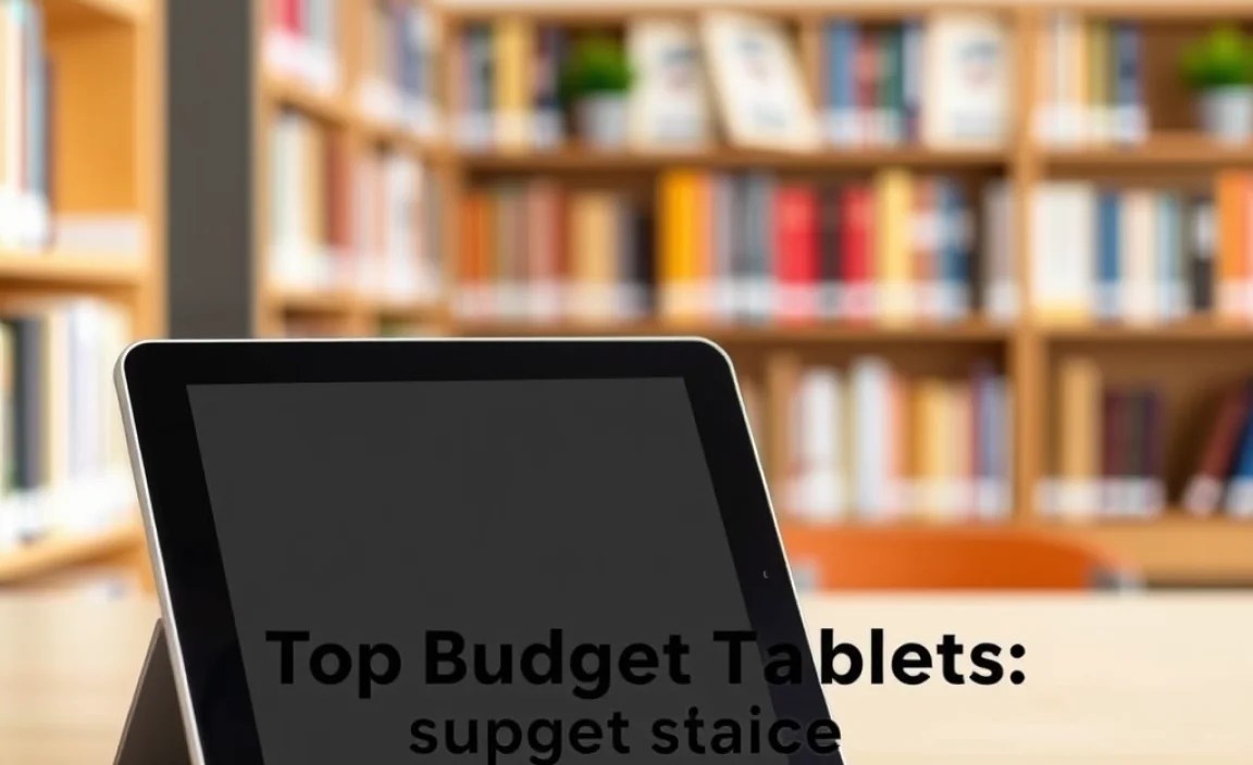 Top Budget Tablet Categories &amp; Recommendations