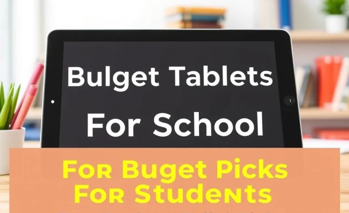 Top Budget Tablet Picks for Students