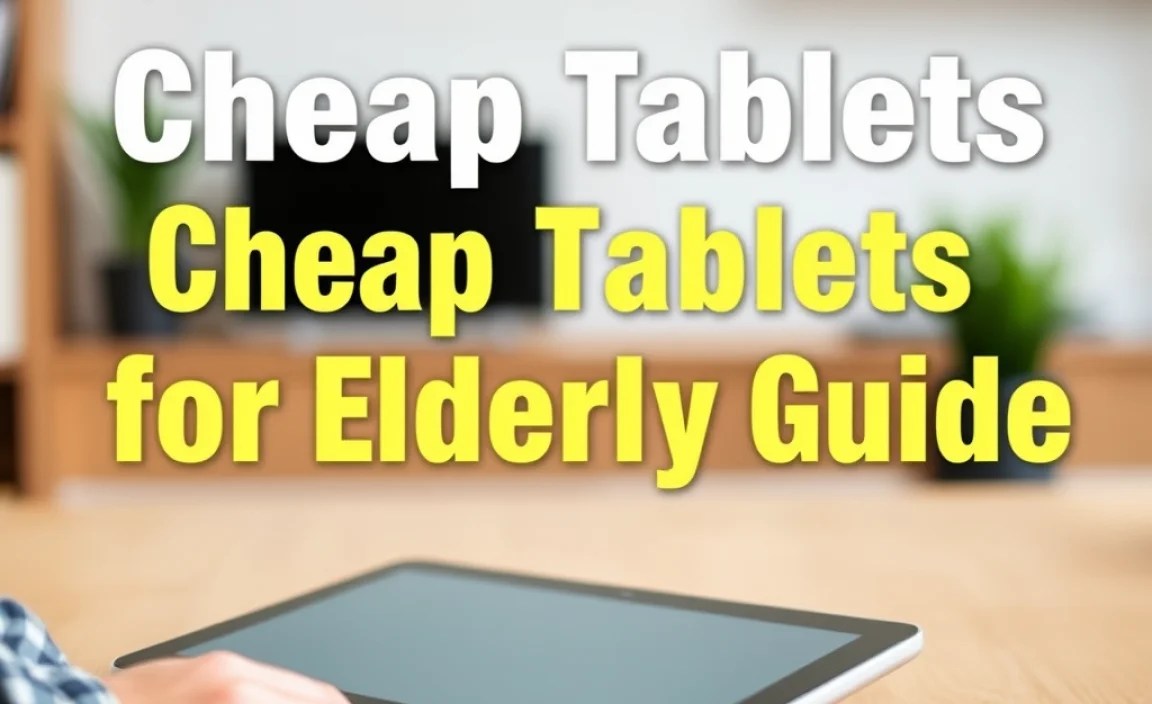 Top Cheap Tablets for Elderly: Essential Picks