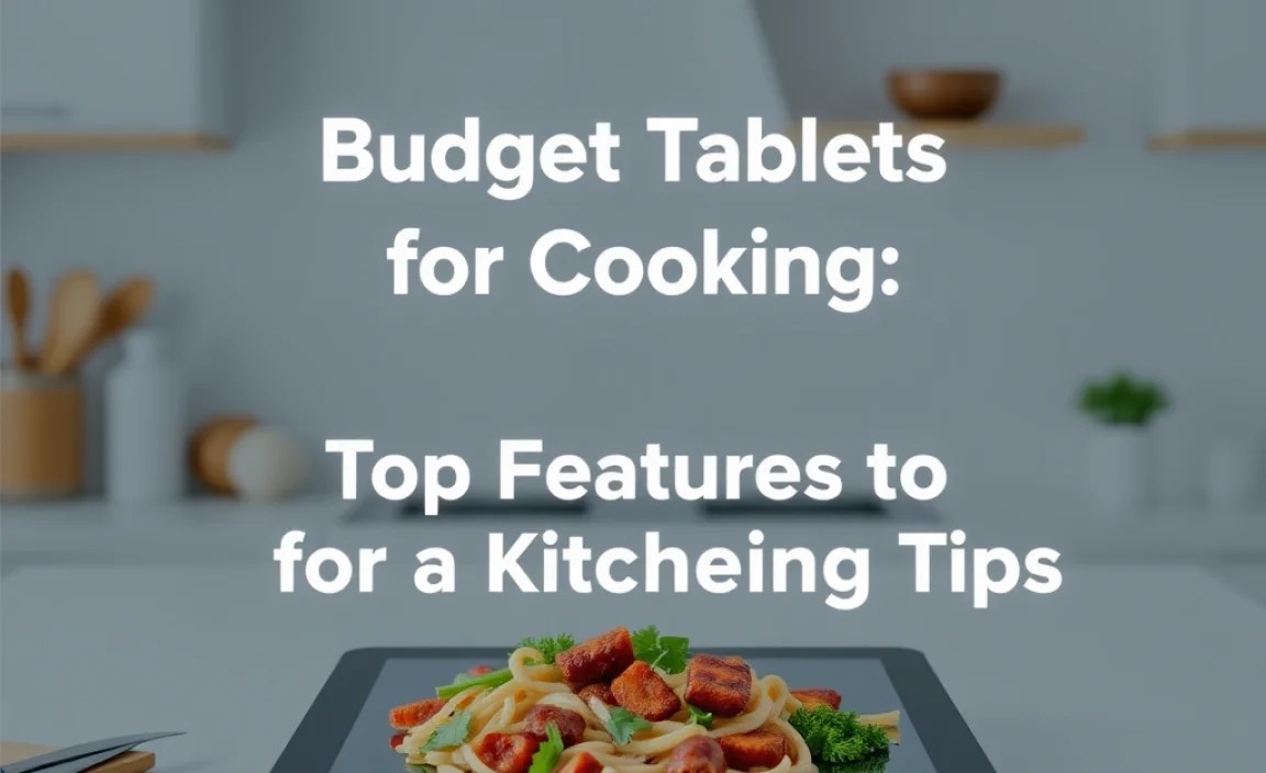 Top Features to Consider for a Kitchen Tablet