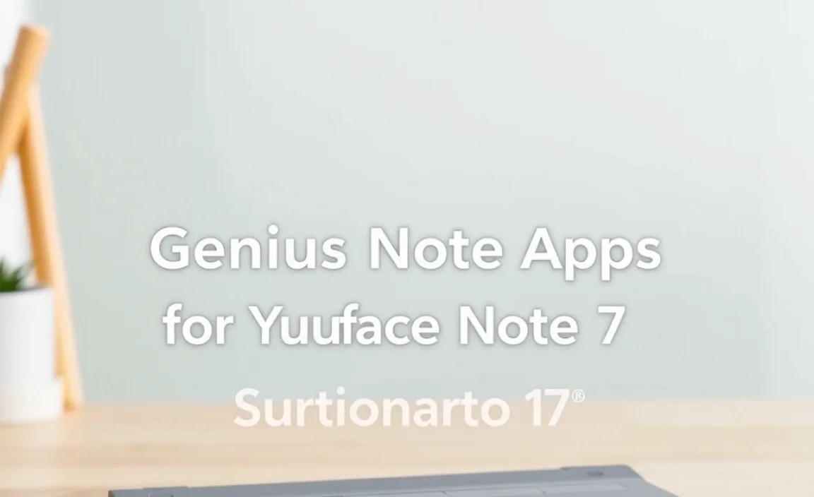 Top Genius Note Apps for Your Surface Pro 7