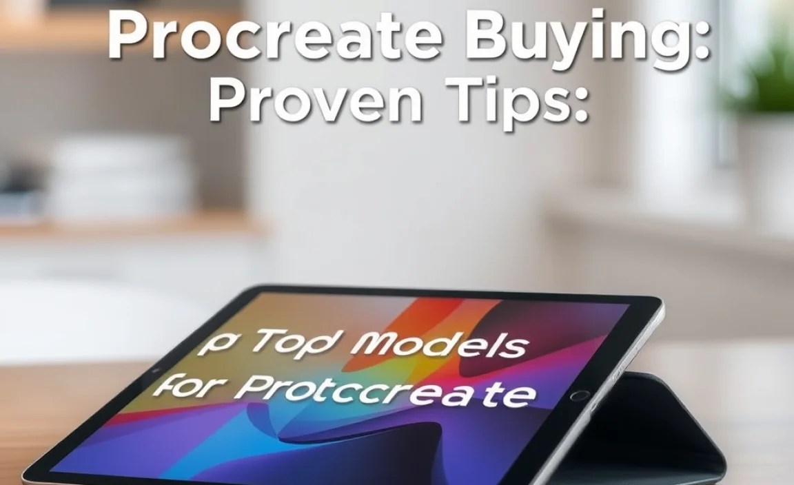 Top iPad Models for Procreate: A Closer Look