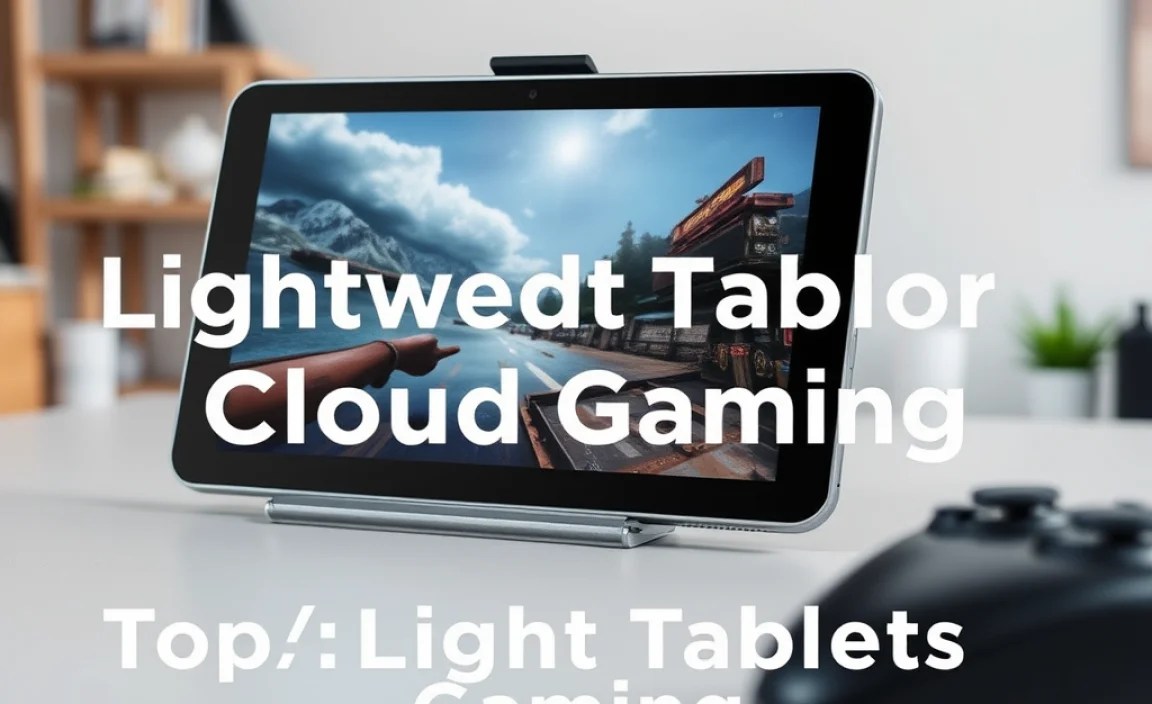 Top Lightweight Tablets for Cloud Gaming: Our Picks