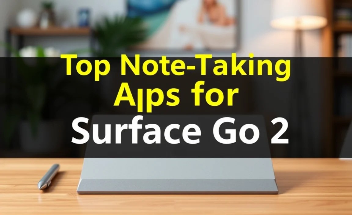 Top Note-Taking Apps for Surface Go 2: Best Picks!