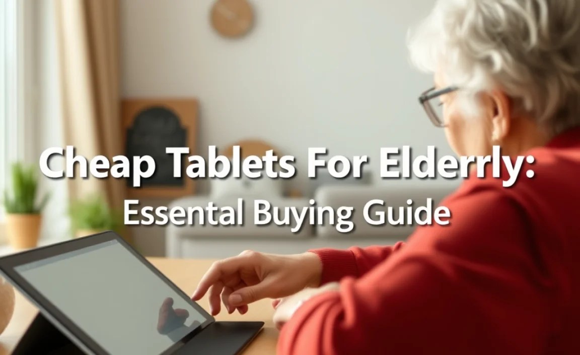 Top Picks for Cheap Tablets Suitable for Elderly Users
