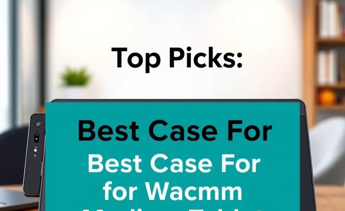 Top Recommended Cases for Wacom Medium Tablets