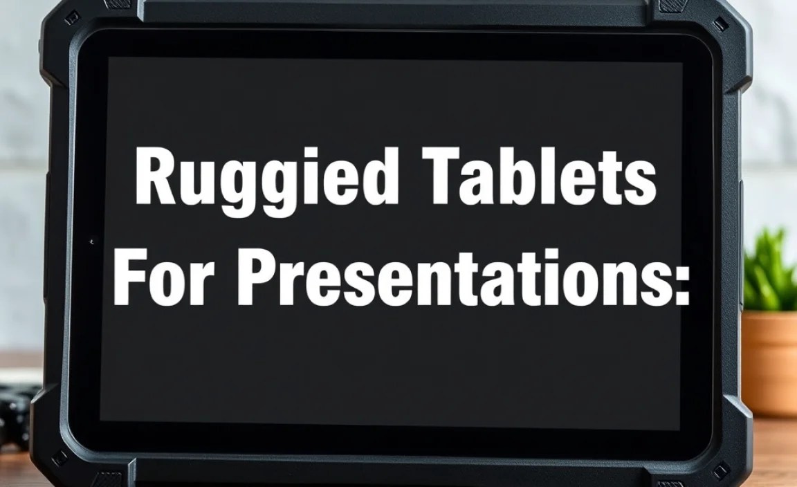 Top Rugged Tablet Models for Presentations (Examples)