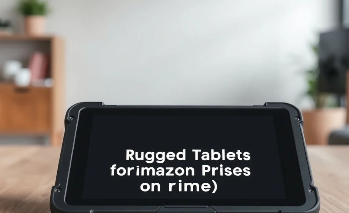 Top Rugged Tablets for Amazon Prime on Amazon (Examples)