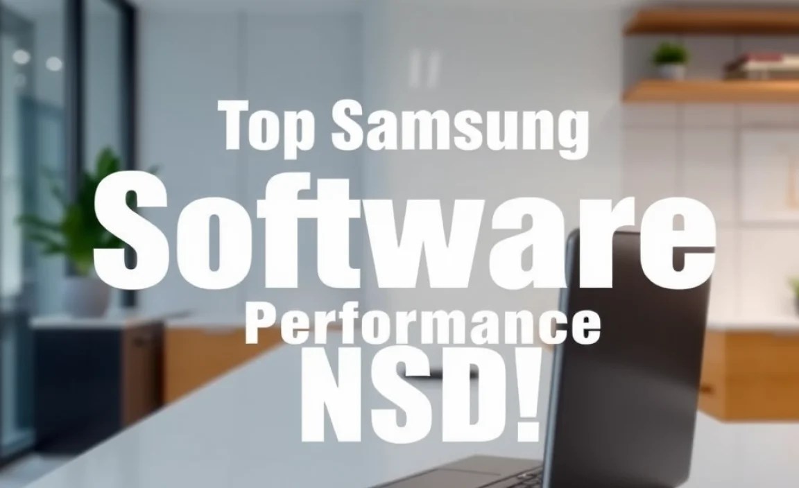 Top Samsung Software For Ssd: Boost Performance Now!