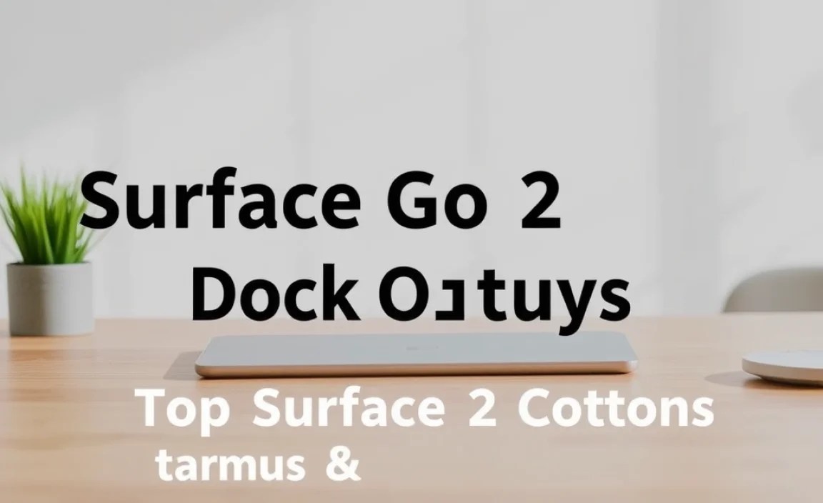 Top Surface Go 2 Dock Options &amp; Categories