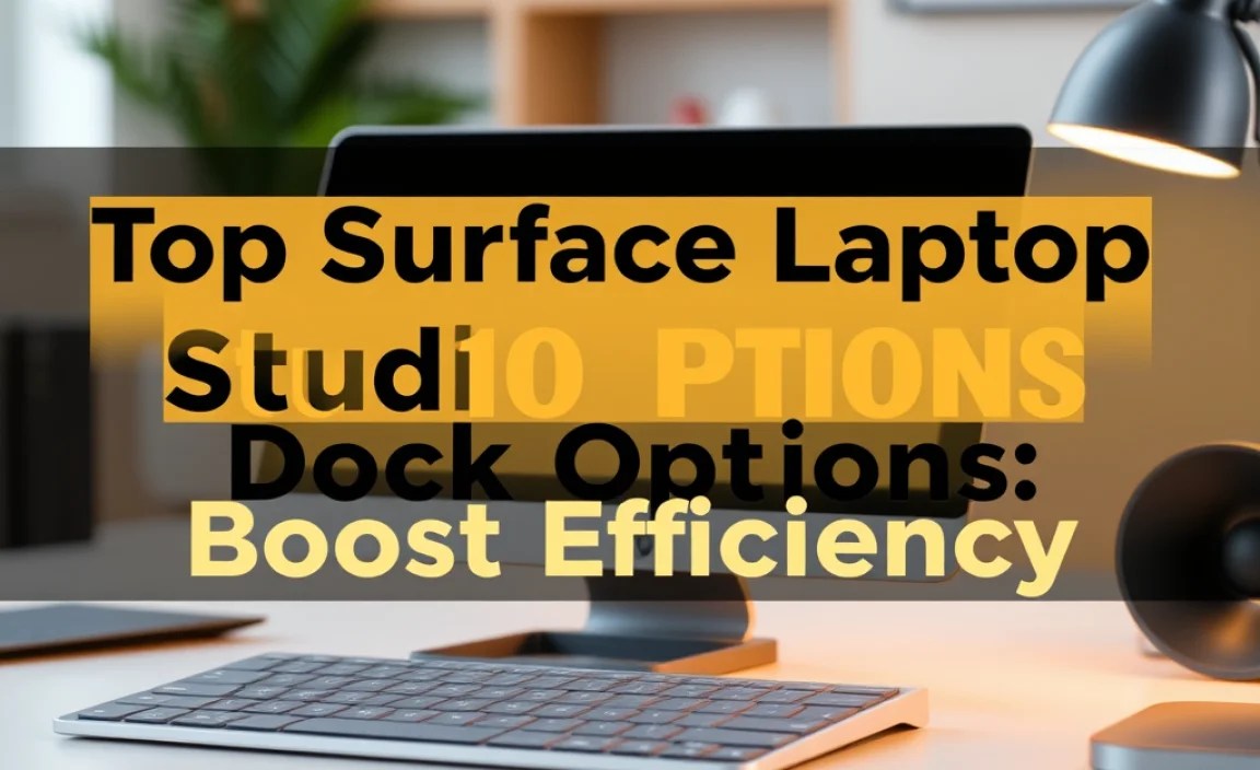 Top Surface Laptop Studio Dock Options: Boost Efficiency