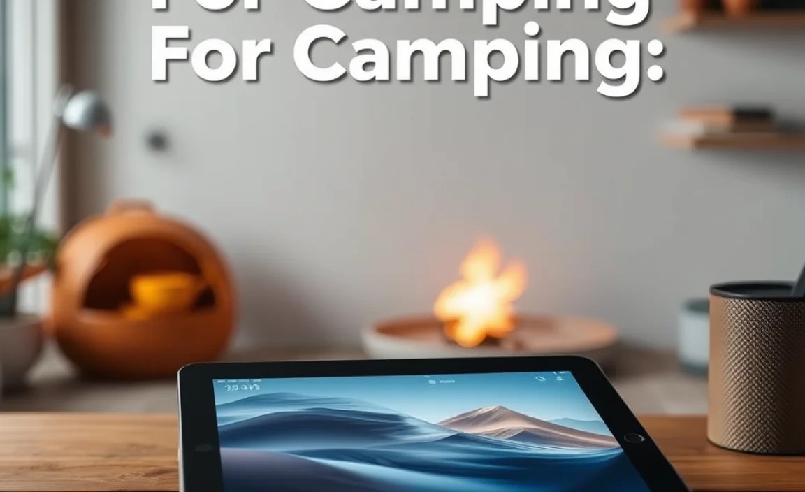 Top Tablet Recommendations for Camping