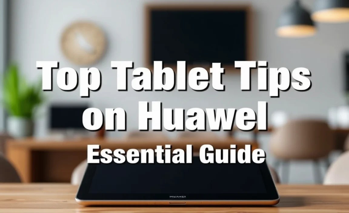 Top Tablet Tips On Huawei: Essential Guide