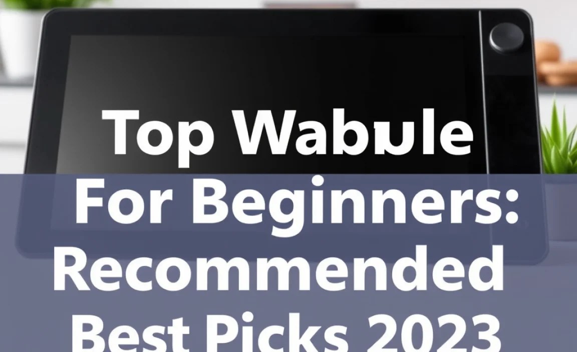 Top Wacom Tablets Recommended for Beginners