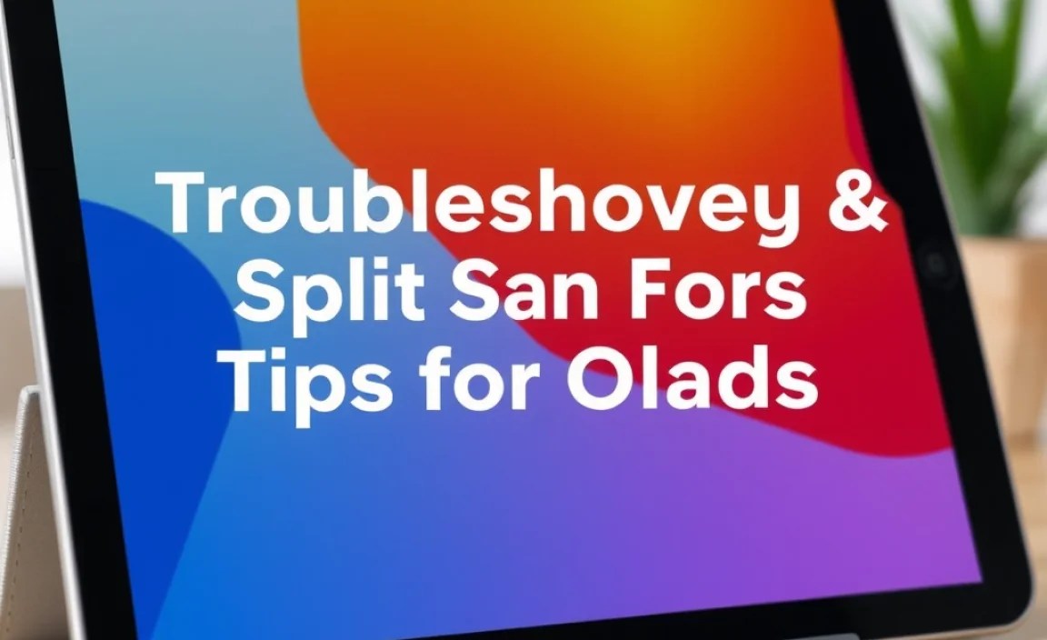 Troubleshooting &amp; Tips for Older iPads