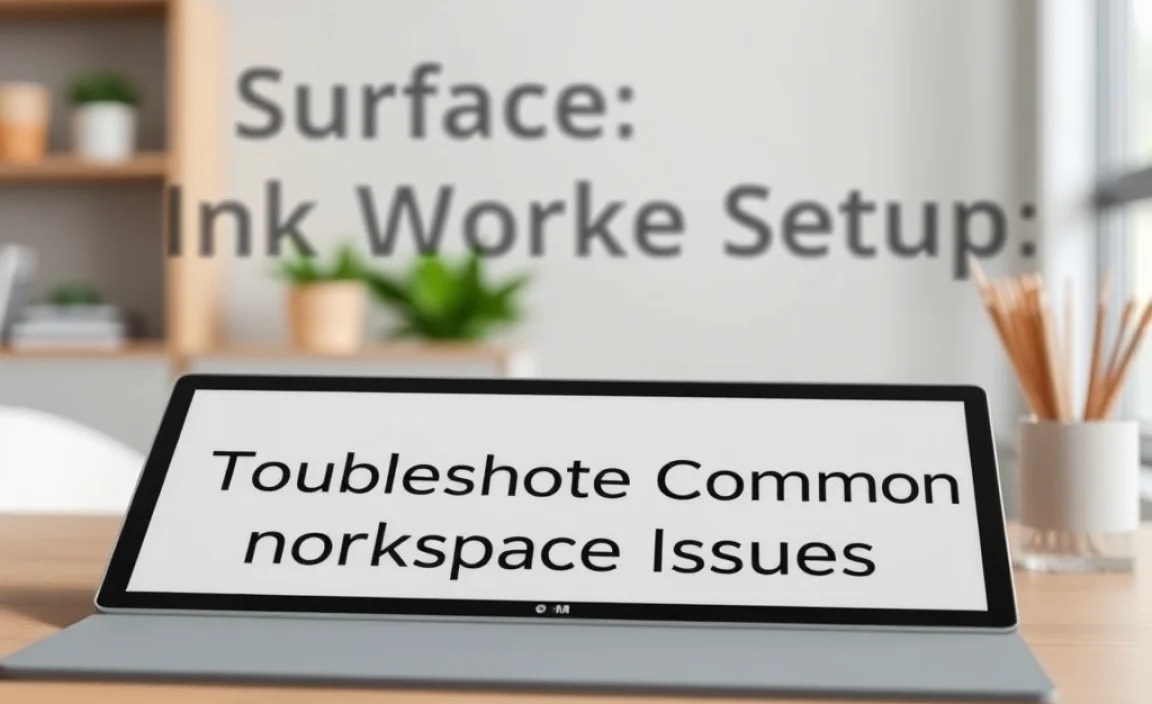 Troubleshooting Common Ink Workspace Issues