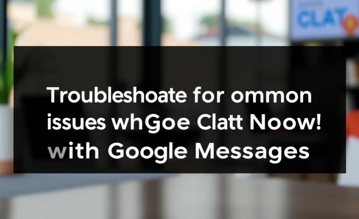 Troubleshooting Common Issues with Google Messages