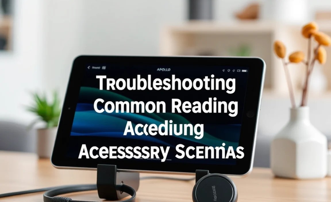 Troubleshooting Common Reading Accessory Scenarios