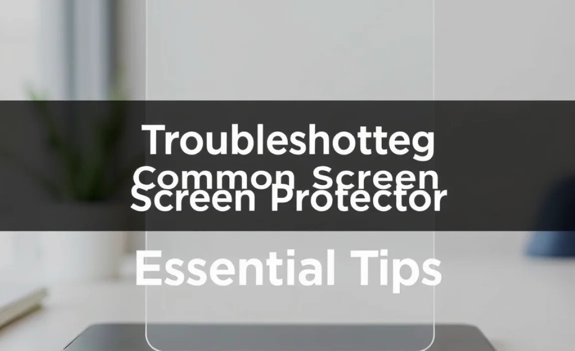 Troubleshooting Common Screen Protector Issues