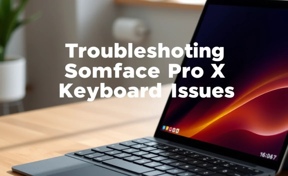 Troubleshooting Common Surface Pro X Keyboard Issues