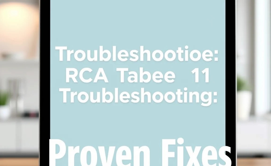 Troubleshooting Specific RCA Tablet 11 Galileo Problems