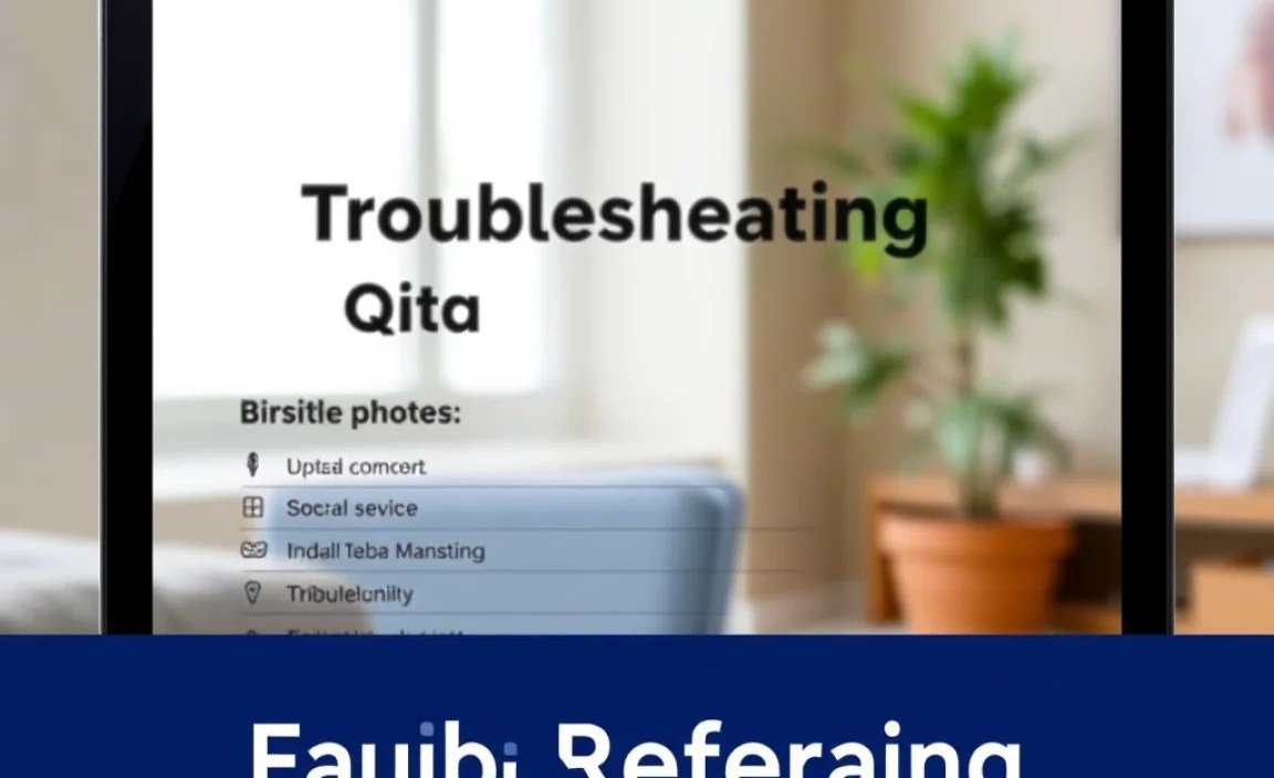 Troubleshooting Table: Quick Reference