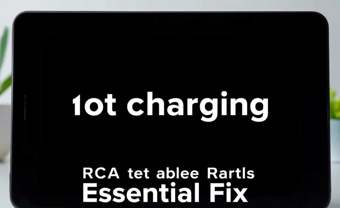 Troubleshooting Table: RCA Tablet Apollo Charging Issues