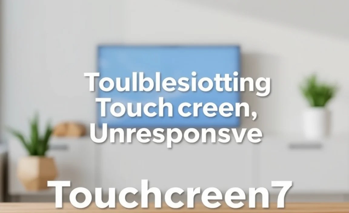 Troubleshooting Touchscreen Unresponsiveness